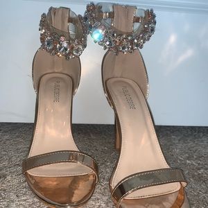 Rose Gold High Heels